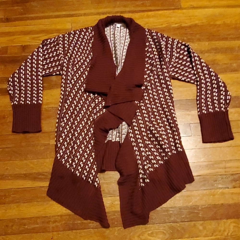 Romeo & Juliet Couture Open Front Cardigan, M